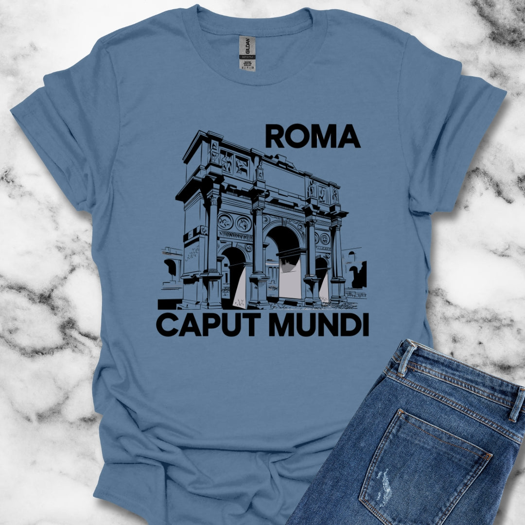 Roma Caput Mundi Roman Triumphal Arch Ruins T-Shirt
