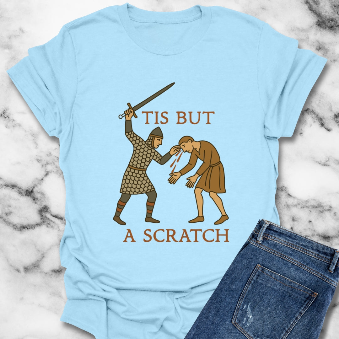 Tis But a Scratch Knights from Bayeux Tapestry T-Shirt