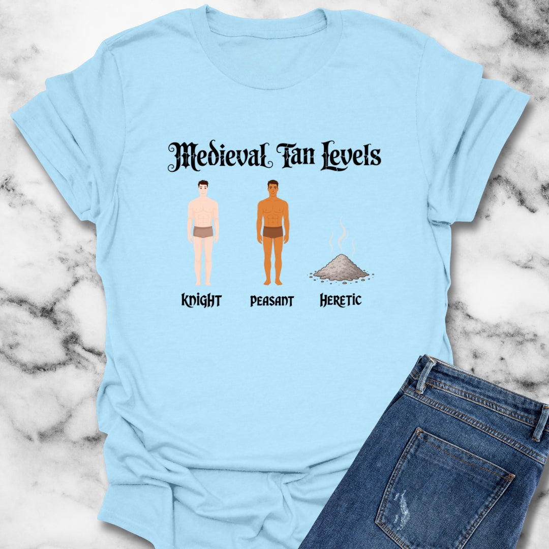 Medieval Tan Levels Heretic Unisex T-Shirt