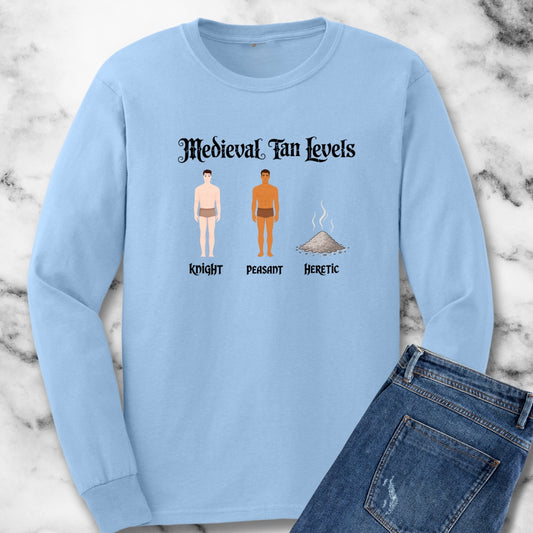 Medieval Tan Lines Heretic Unisex Long Sleeve Tee