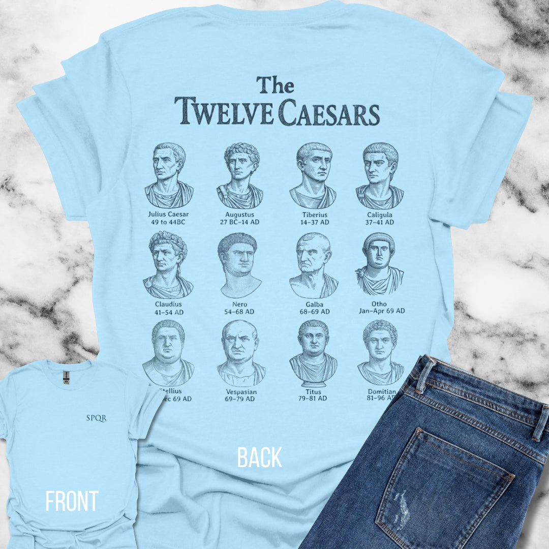 The 12 Caesars Back Print Unisex T-Shirt