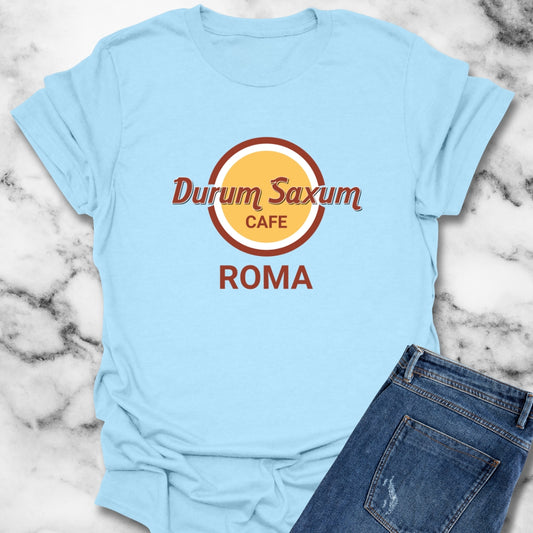 Durum Saxum Roma Hard Rock in Latin T-Shirt