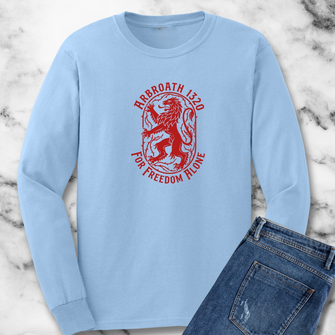 Document of Arbroath For Freedom Alone Scotland Unisex Long Sleeve Tee