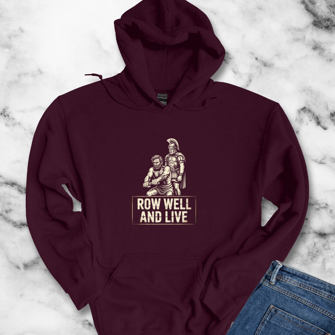 Ben Hur Quote Row Well and Live Unisex Heavy Blend™ Hooded Sweatshirt