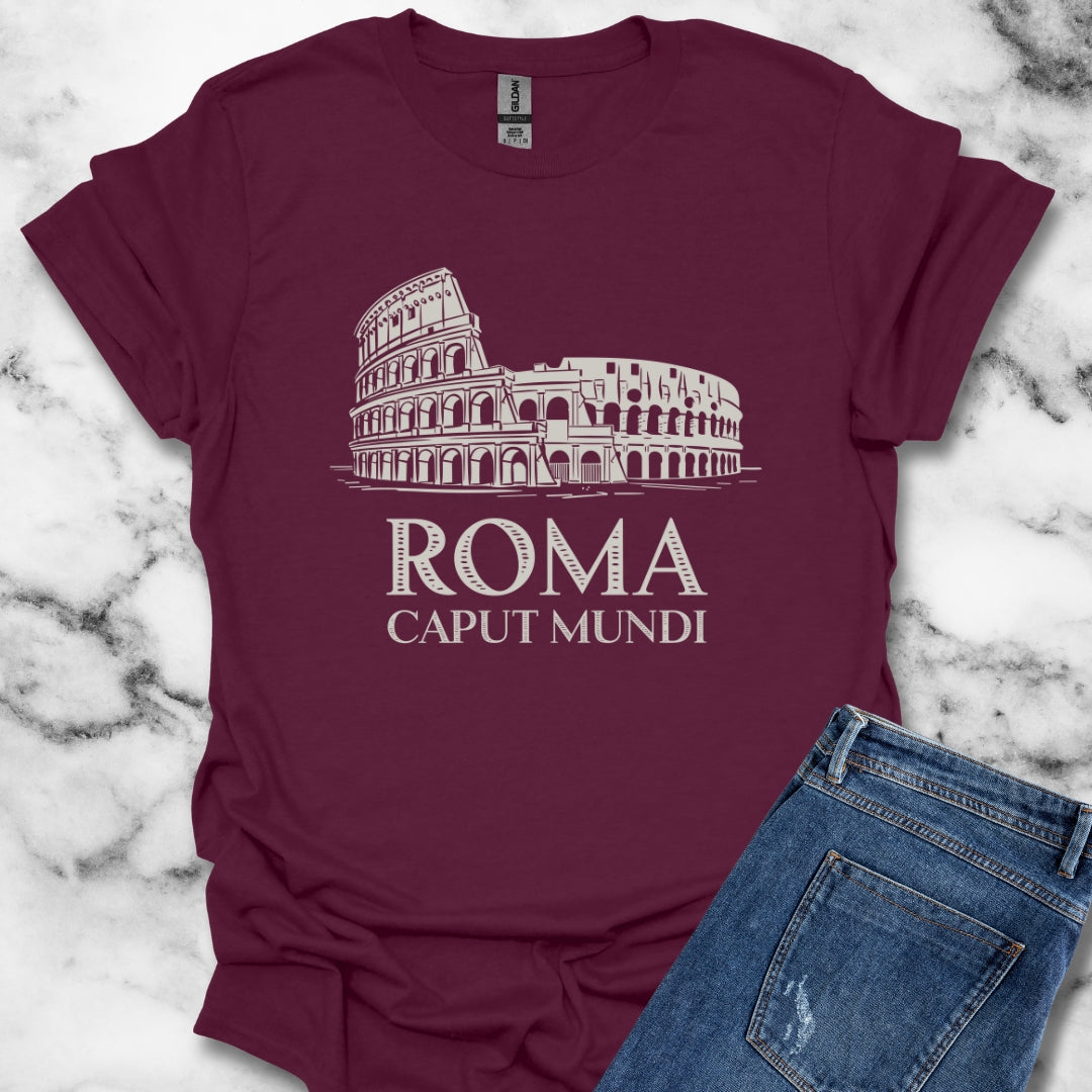 Roma Caput Mundi Colosseum T-Shirt