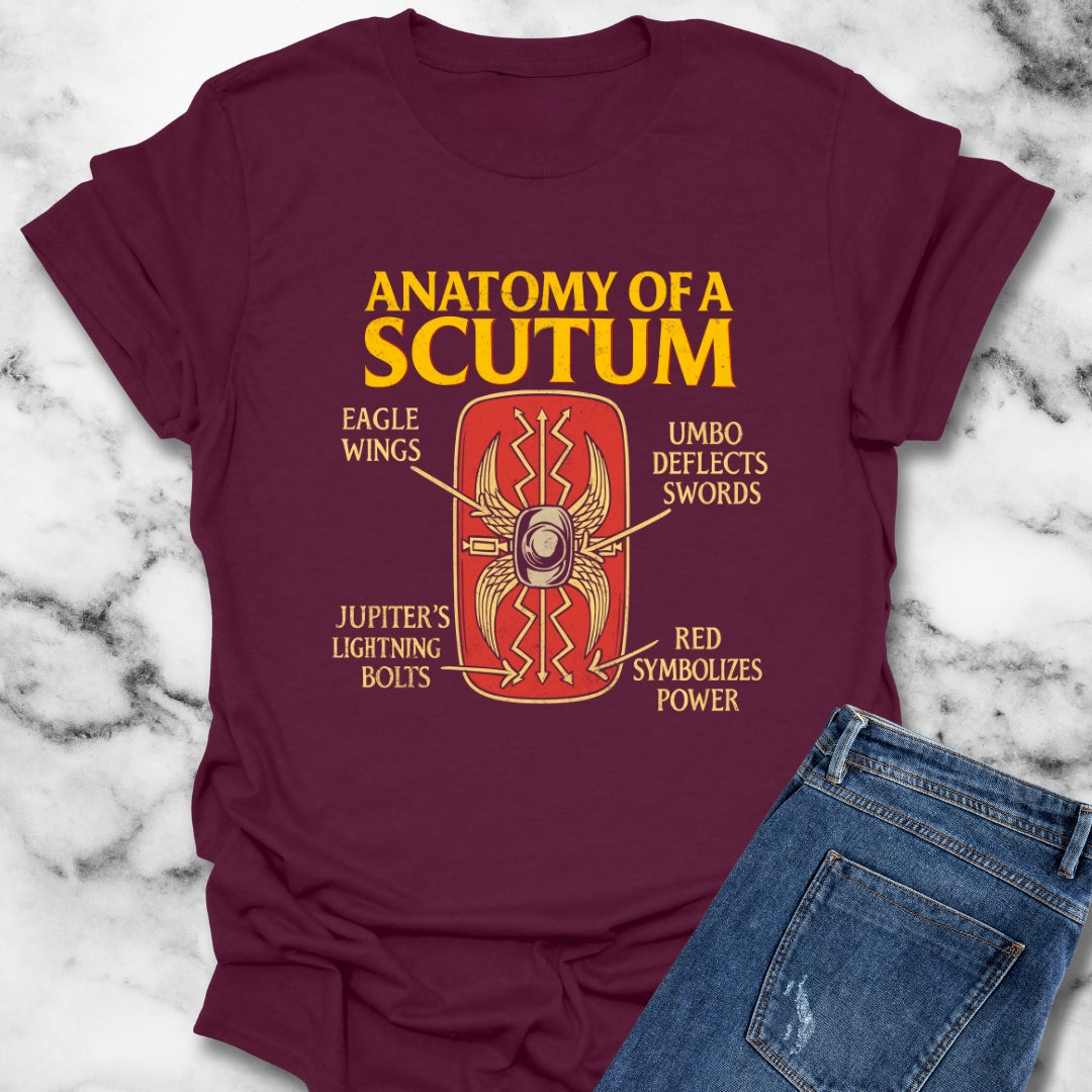 Anatomy of an Ancient Roman Scutum Unisex T-Shirt