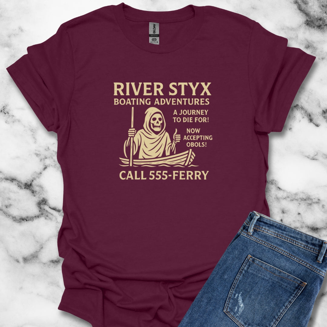 River Styx Boating Adventures Ad T-Shirt