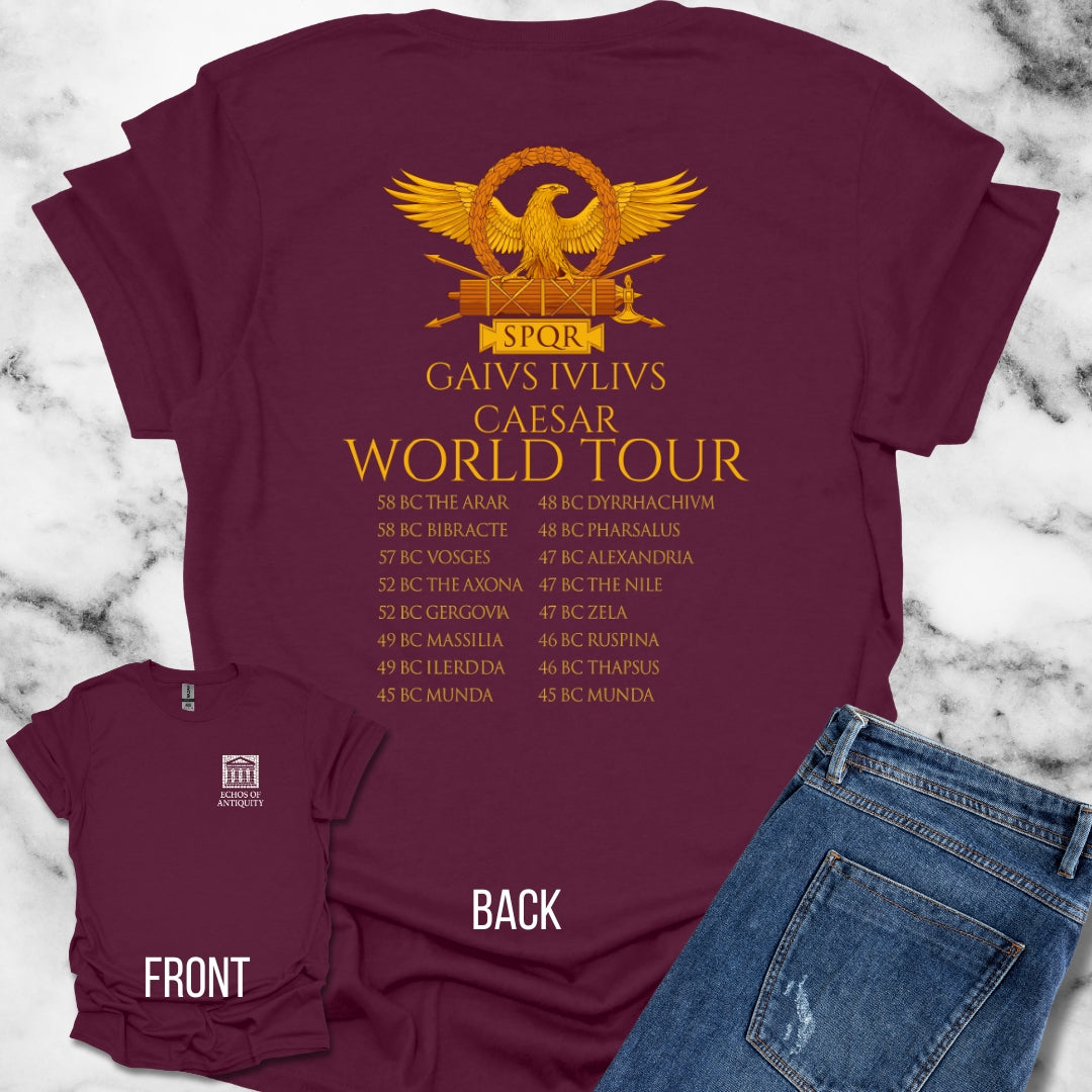 Gaius Julius Caesar World Tour Back Print T-Shirt