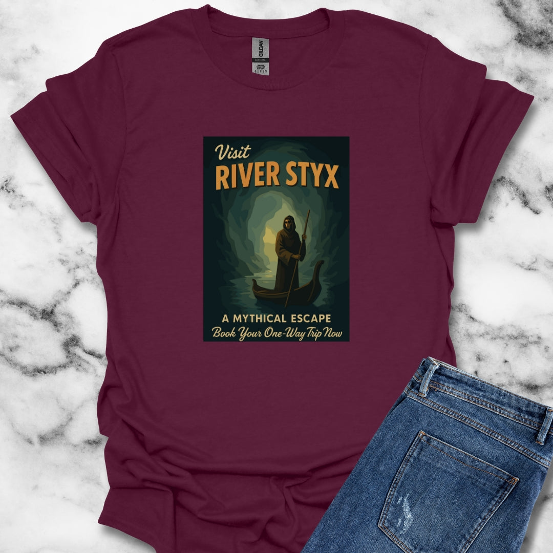 Vintage Ad Style Visit River Styx T-Shirt