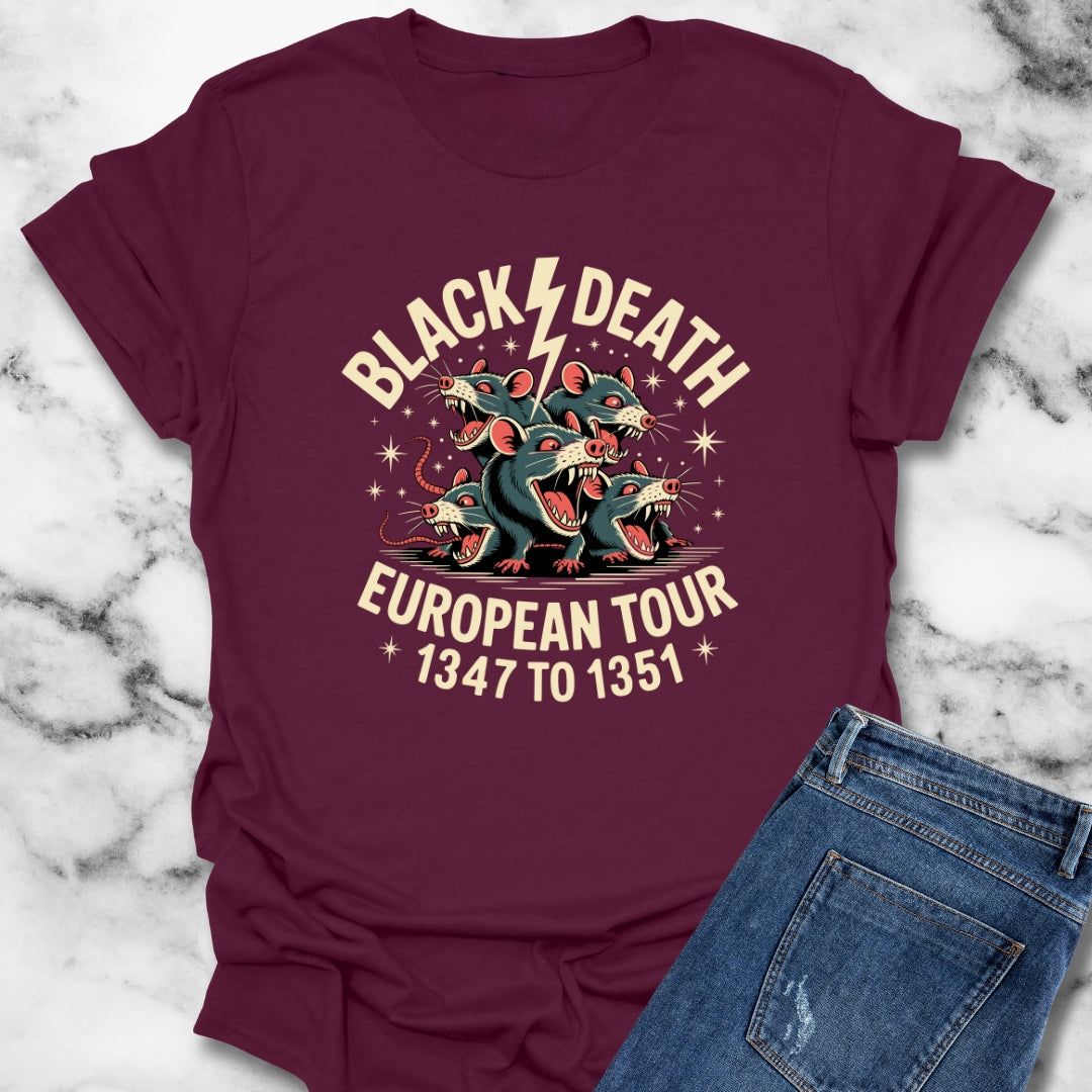 Black Death European Tour Rats T-Shirt