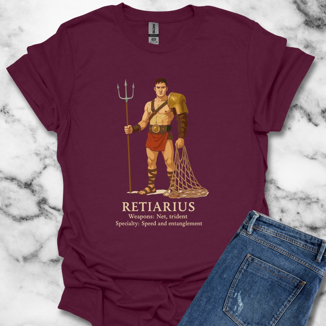 Retiarius Roman Gladiator T-Shirt