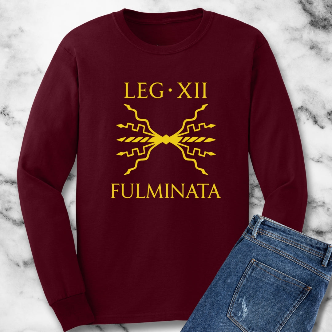 Legio XII Fulminata Roman Legion Unisex Long Sleeve Tee