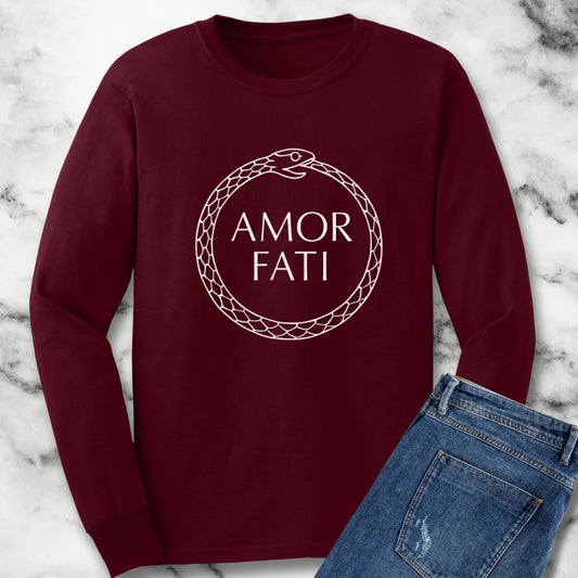 Amor Fati Stoic Unisex Long Sleeve Tee