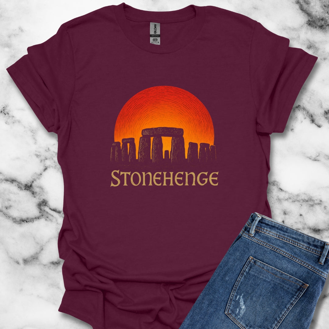 Stonehenge Sunset T-Shirt