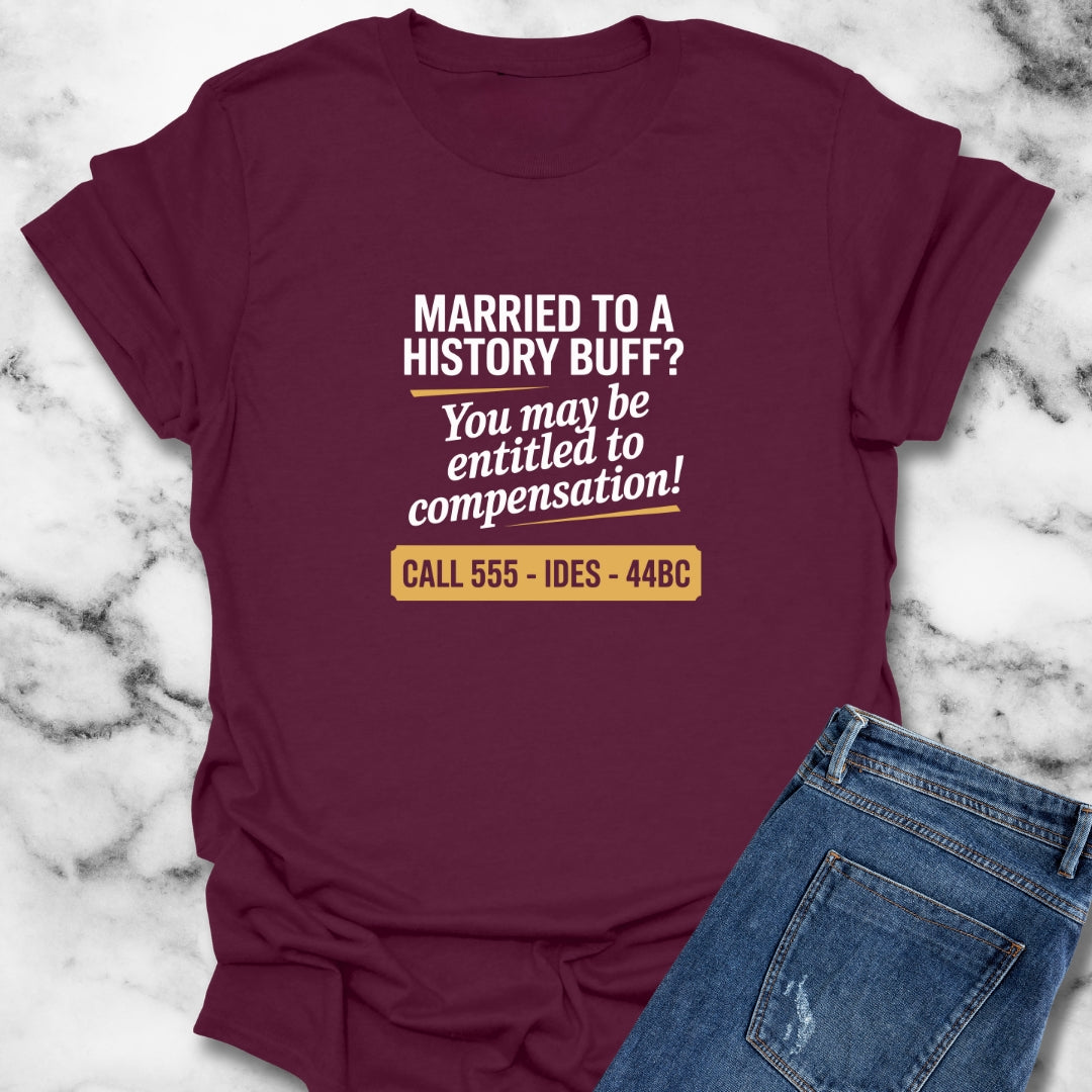 Married to a History Buff Unisex Lightweight T-Shirt