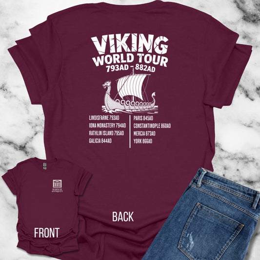 Viking World Tour Back Print T-Shirt