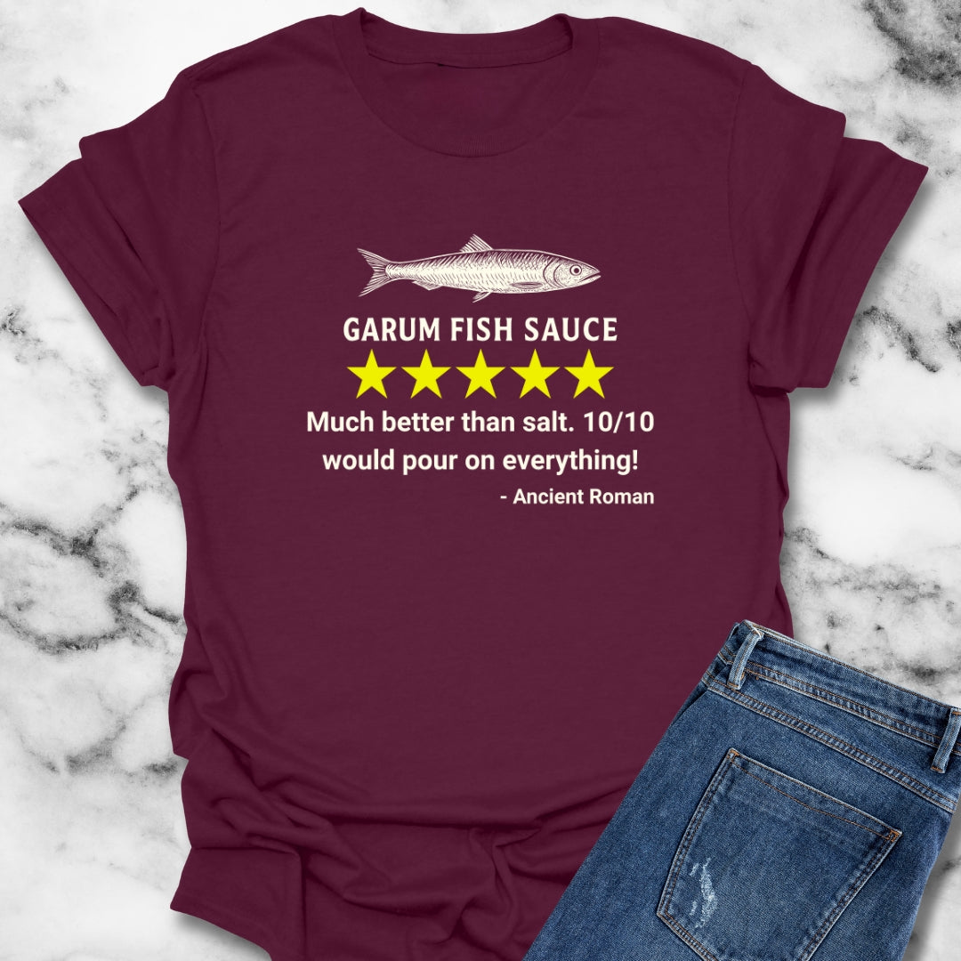 Garum Fish Sauce Review Unisex T-Shirt