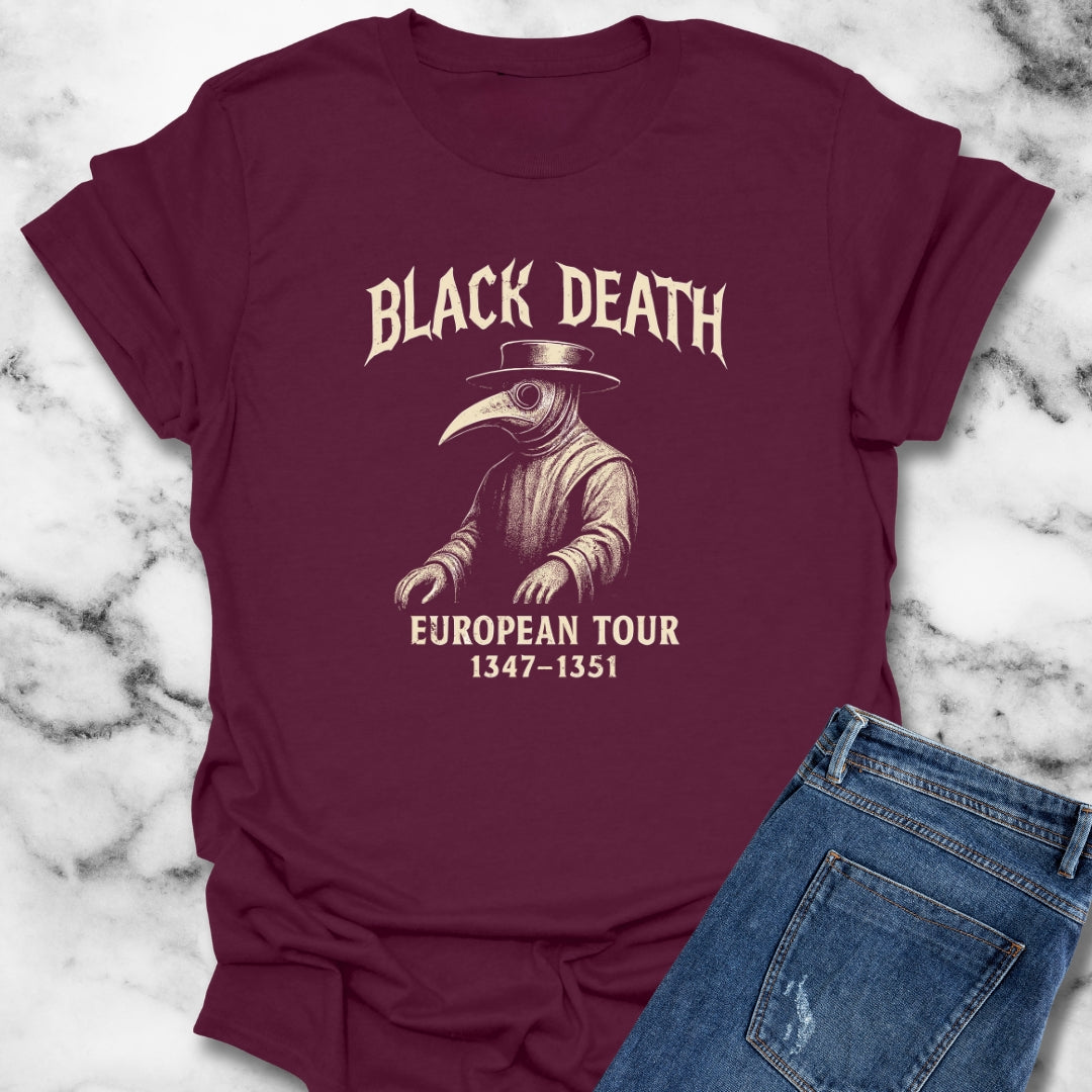 Black Death European Tour Plague Doctor T-Shirt