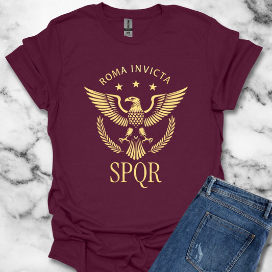 Roma Invicta Eagle SPQR T-Shirt