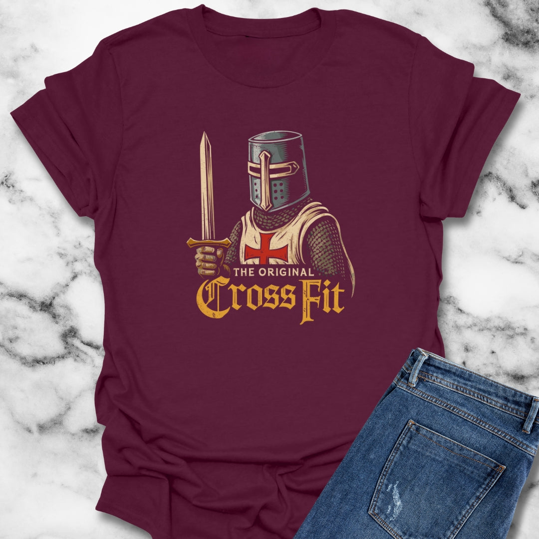 Knight Templar Crusader Original Cross Fit Unisex T-Shirt