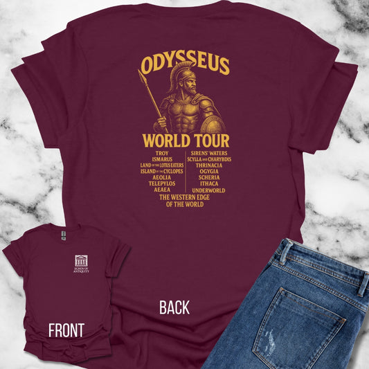 Odysseus World Tour Back Print T-Shirt