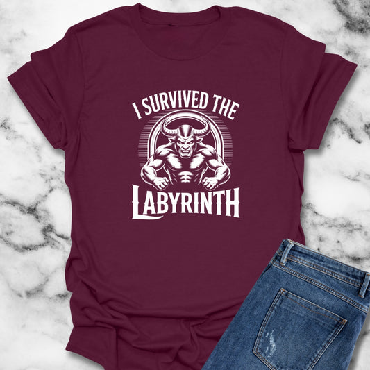 I Survived the Labyrinth Minoan Minotaur T-Shirt