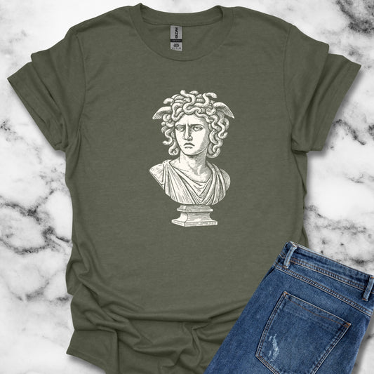 Bust Of Medusa T-Shirt