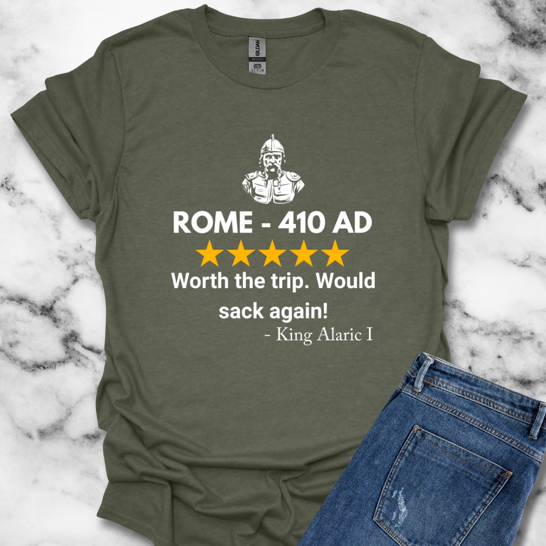 Sack of Rome Review King Alaric T-Shirt