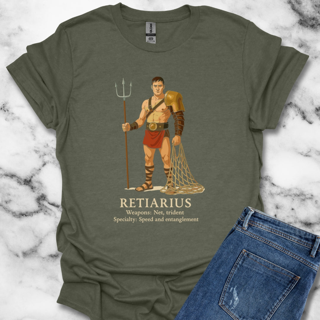 Retiarius Roman Gladiator T-Shirt