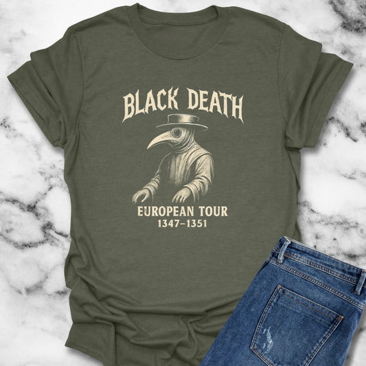 Black Death European Tour Plague Doctor T-Shirt