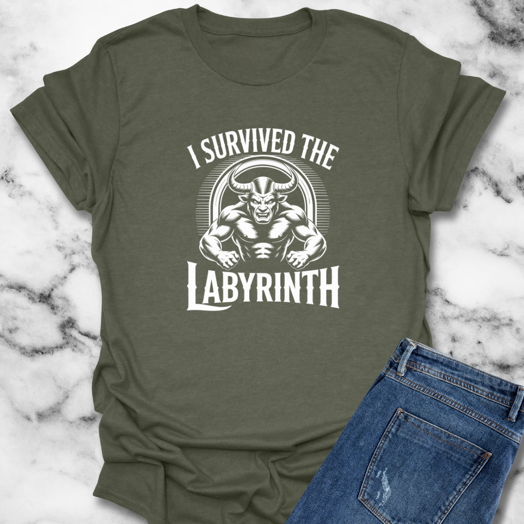 I Survived the Labyrinth Minoan Minotaur T-Shirt