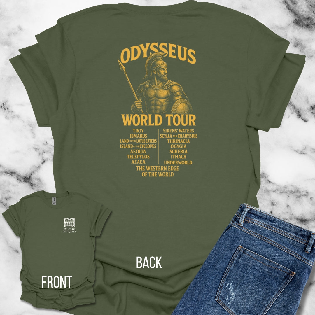 Odysseus World Tour Back Print T-Shirt