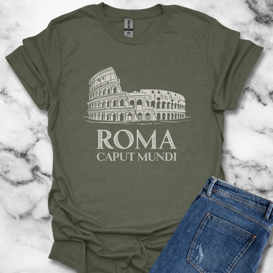 Roma Caput Mundi Colosseum T-Shirt