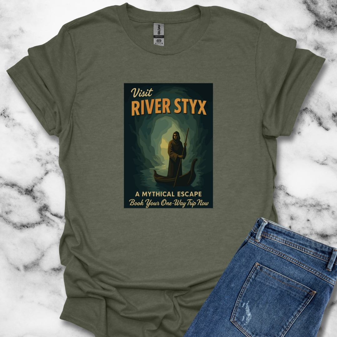 Vintage Ad Style Visit River Styx T-Shirt