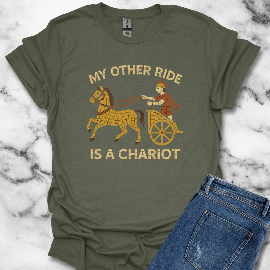 My Other Ride is a Chariot Mosaic T-Shirt