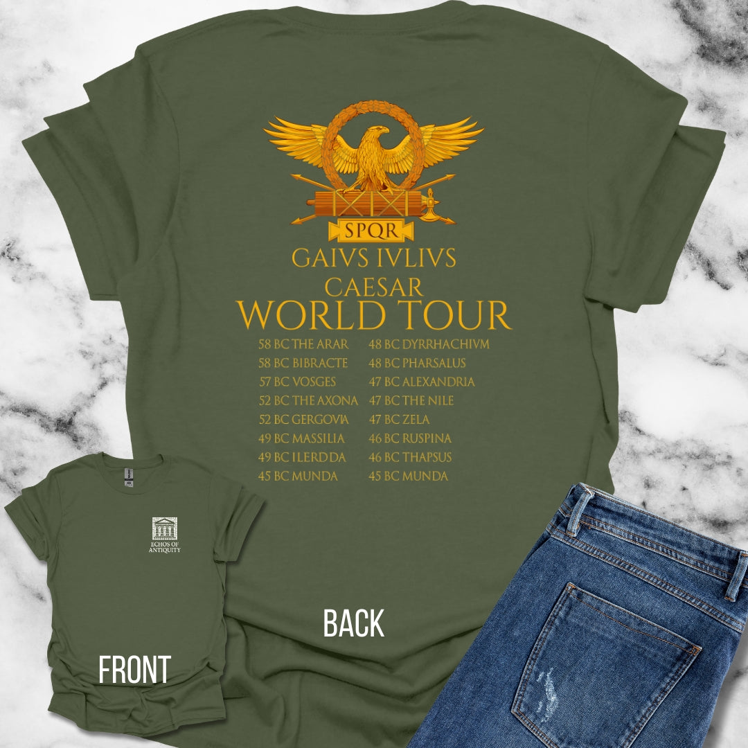 Gaius Julius Caesar World Tour Back Print T-Shirt