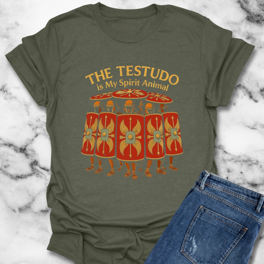 Testudo is My Spirit Animal Ancient Roman Army Unisex T-Shirt