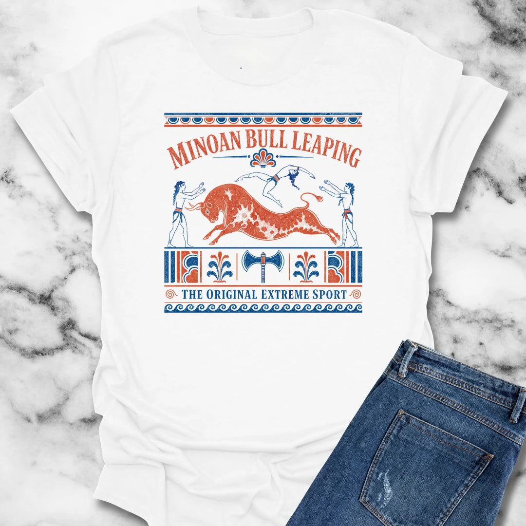 Minoan Bull Leaping Extreme Sport T-Shirt