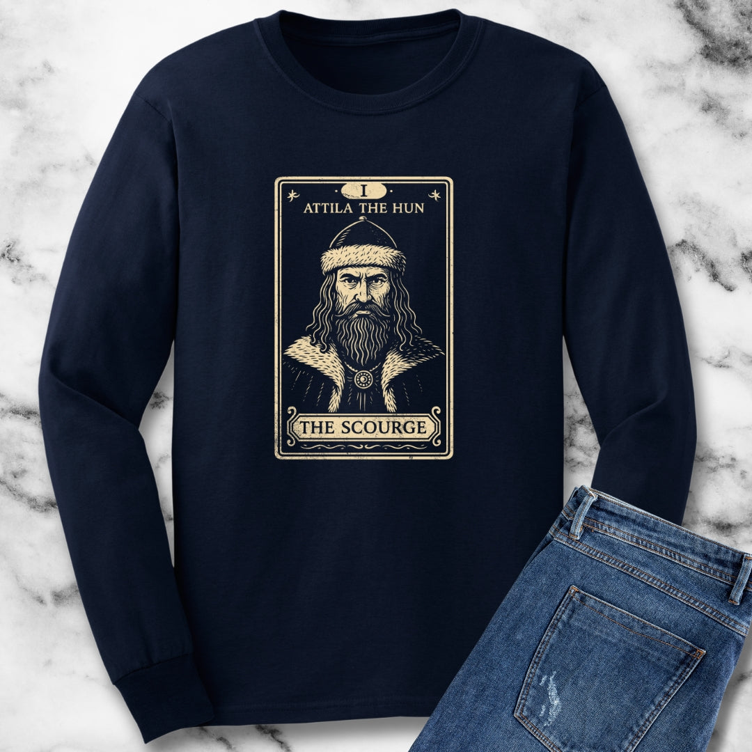 Attila the Hun Tarot The Scourge Unisex Long Sleeve Tee