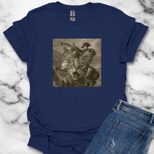 Cat Selfie with Napoleon T-Shirt