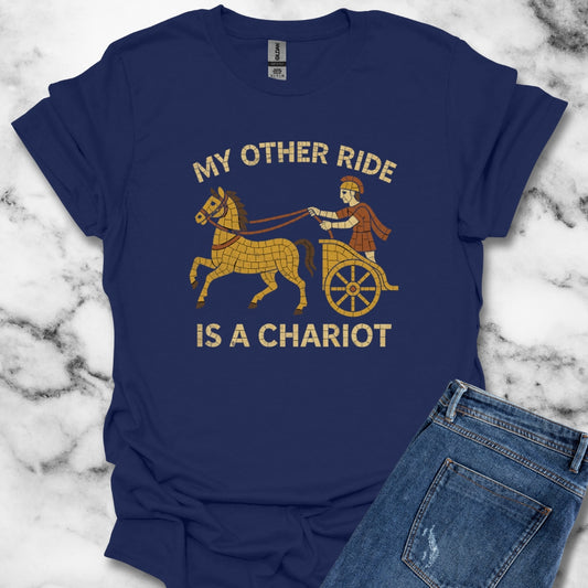 My Other Ride is a Chariot Mosaic T-Shirt