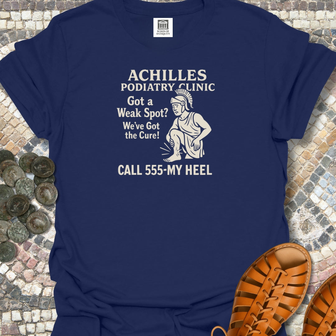 Achilles Podiatry Clinic Heel T-Shirt
