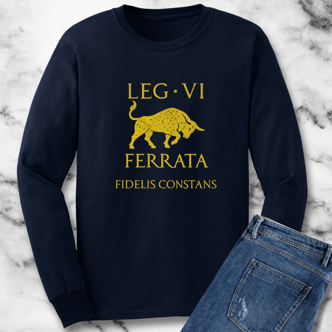 Legio VI Ferrata Bull Roman Legion Unisex Long Sleeve Tee