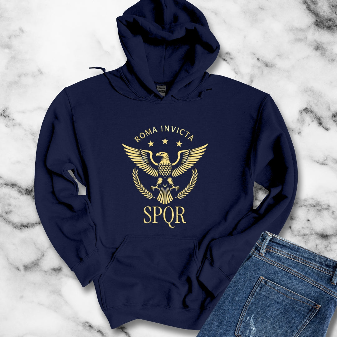 Roma Invicta SPQR Eagle Unisex Heavy Blend™ Hooded Sweatshirt