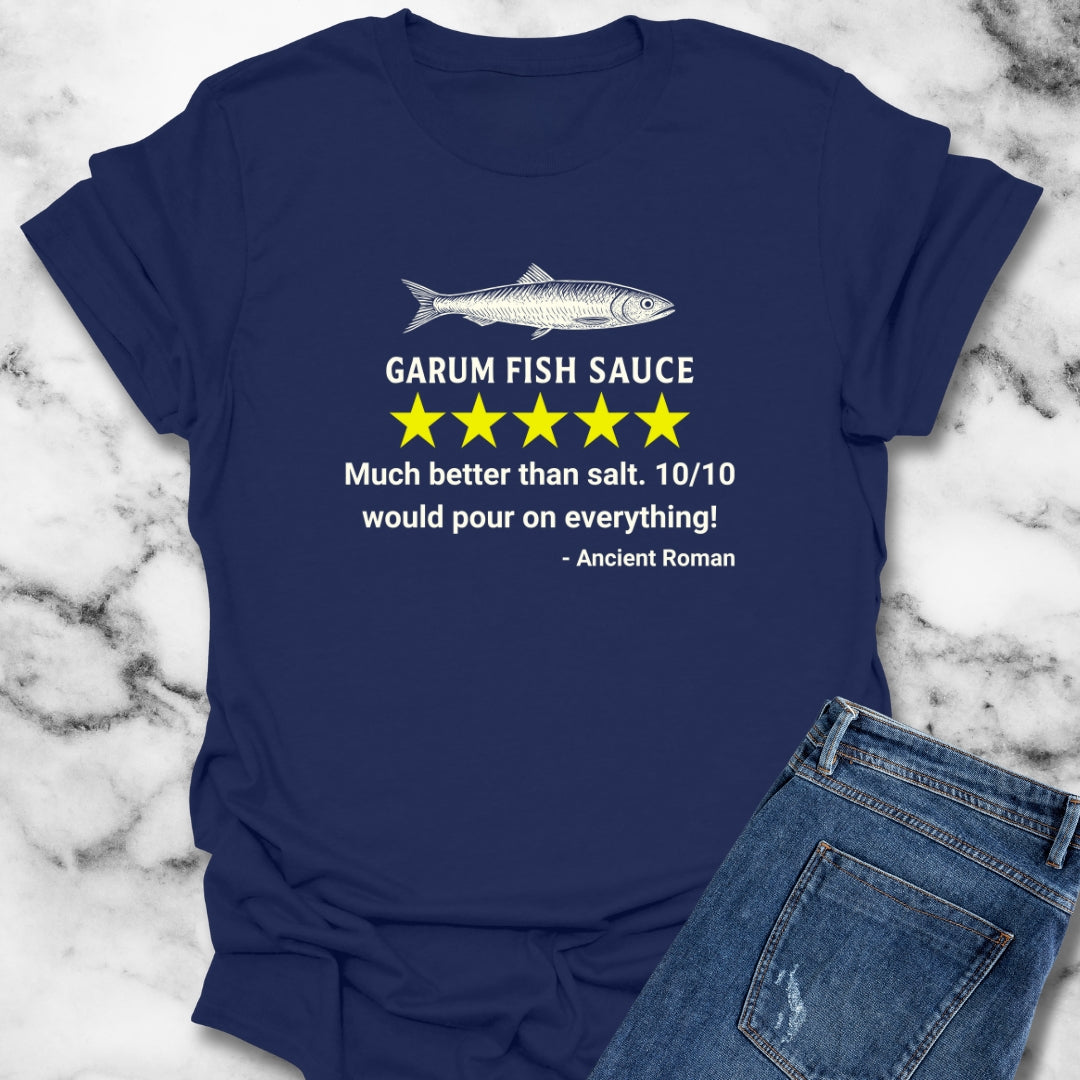 Garum Fish Sauce Review Unisex T-Shirt