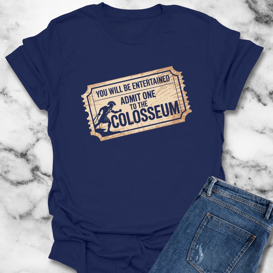 Colosseum Gladiator Ticket T-Shirt