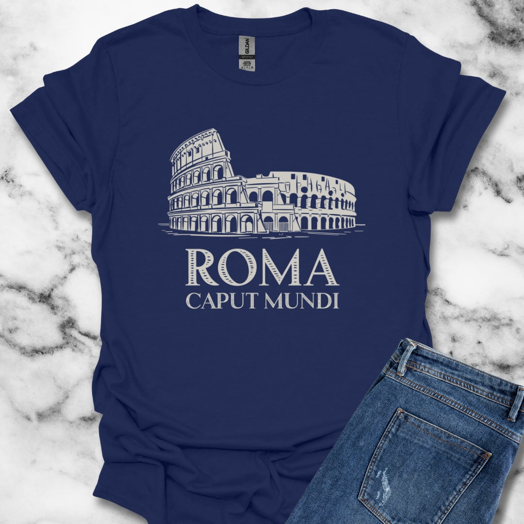 Roma Caput Mundi Colosseum T-Shirt