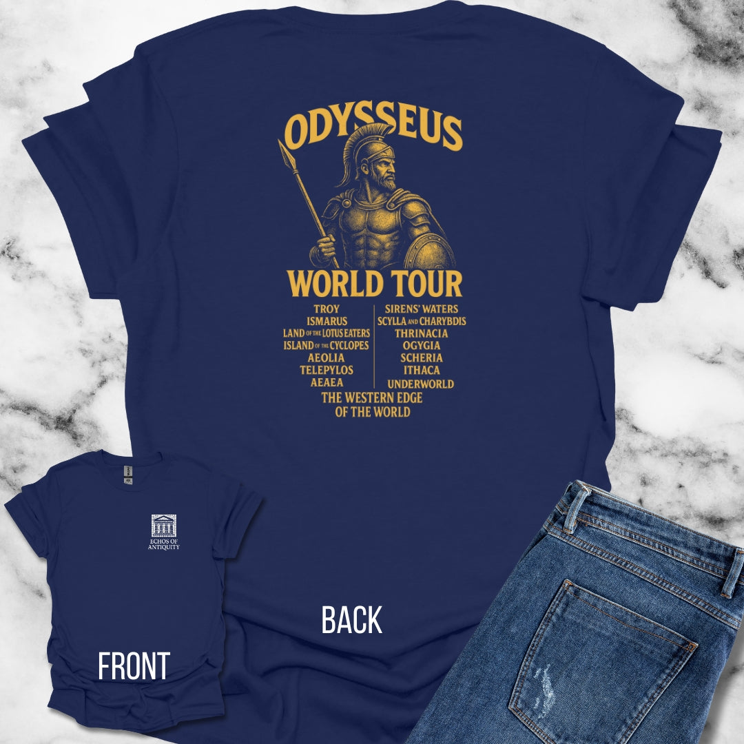 Odysseus World Tour Back Print T-Shirt