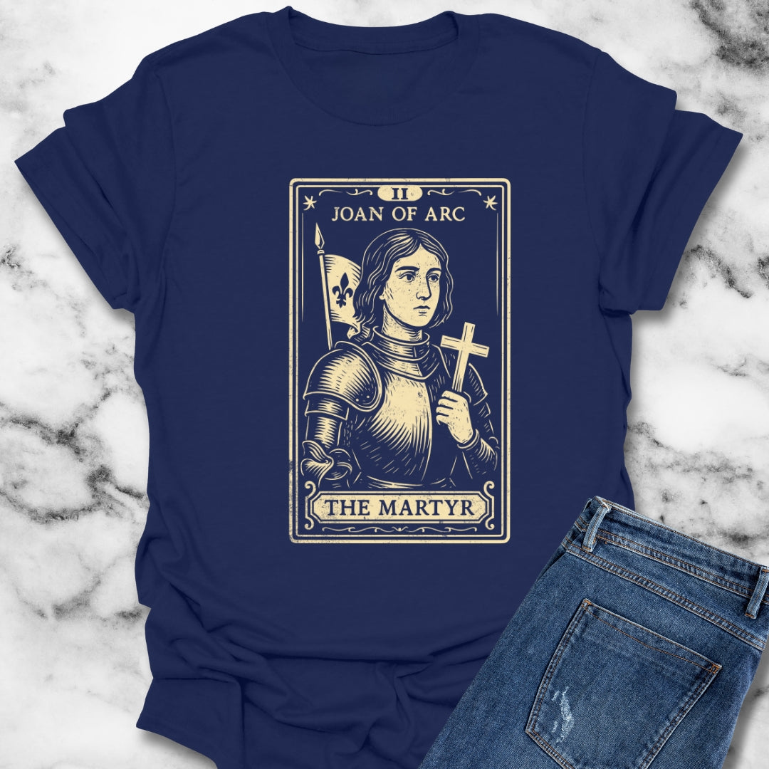 Joan of Arc The Martyr Tarot Card Style Unisex T-Shirt