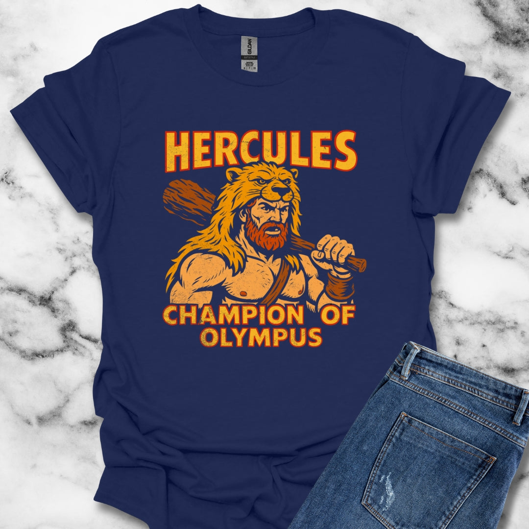 Hercules Champion of Olympus Comic Book Style T-Shirt